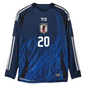 [LS - Player Edition] Japan Y-3 2024 Home Shirt - Kubo #20 Front View