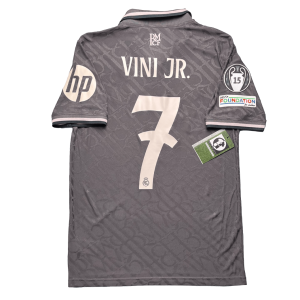 [Player Edition] Real Madrid 2024/25 3rd Shirt - Vini Jr. #7 (UEFA CL Full Set)