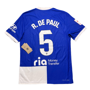 [Player Edition] Atletico Madrid 120th Anniversary Away Shirt - R.De Paul #5 (La Liga Full Set) (Size M)