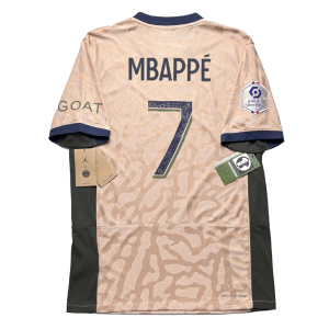 [Player Edition] PSG x Jordan 2023/24 4th Shirt - Mbappe #7 (Ligue 1 Full Set) (Size M)