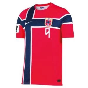 Norway 2026 World Cup Home Shirt - Braut Haaland #9 Front View