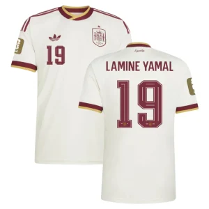 Spain 2026 World Cup Away Shirt - Lamine Yamal #19 Both View