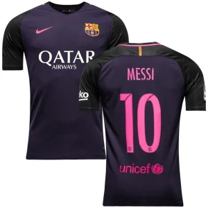 Barcelona 2016/17 Away Shirt - Messi #10 (La Liga Full Set) (Size L)