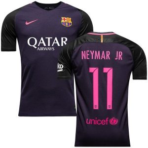 Barcelona 2016/17 Away Shirt - Neymar Jr #11 (La Liga Full Set) (Size L)