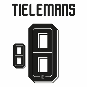 Belgium 2026 Away Official Printing - Tielemans #8 Lay View