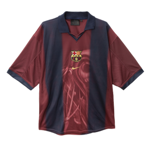 [Limited Edition] FC Barcelona x Travis Scott Cactus Jack x Nike Retro 2000/01 Home Skeleton Shirt