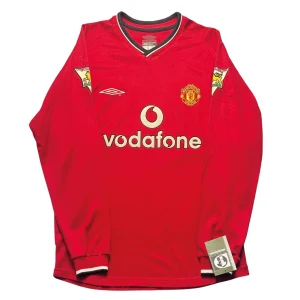 [Long Sleeve] Manchester United 2000/01 Home Shirt Front View