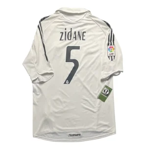 Real Madrid 2005/06 Home Shirt - Zidane #5 Back View