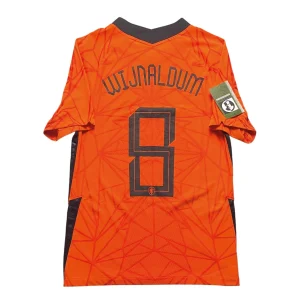 [Player Edition] Netherlands 2020 Home Shirt - Wijnaldum #8 Back View