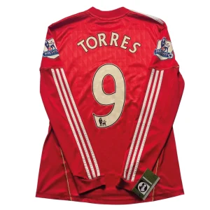 [Long Sleeve] Liverpool 2010/11 Home Shirt - Torres #9 Back View