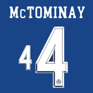 Scotland 2026 Home/Away Official Printing - Mc Tominay #4 Lay View