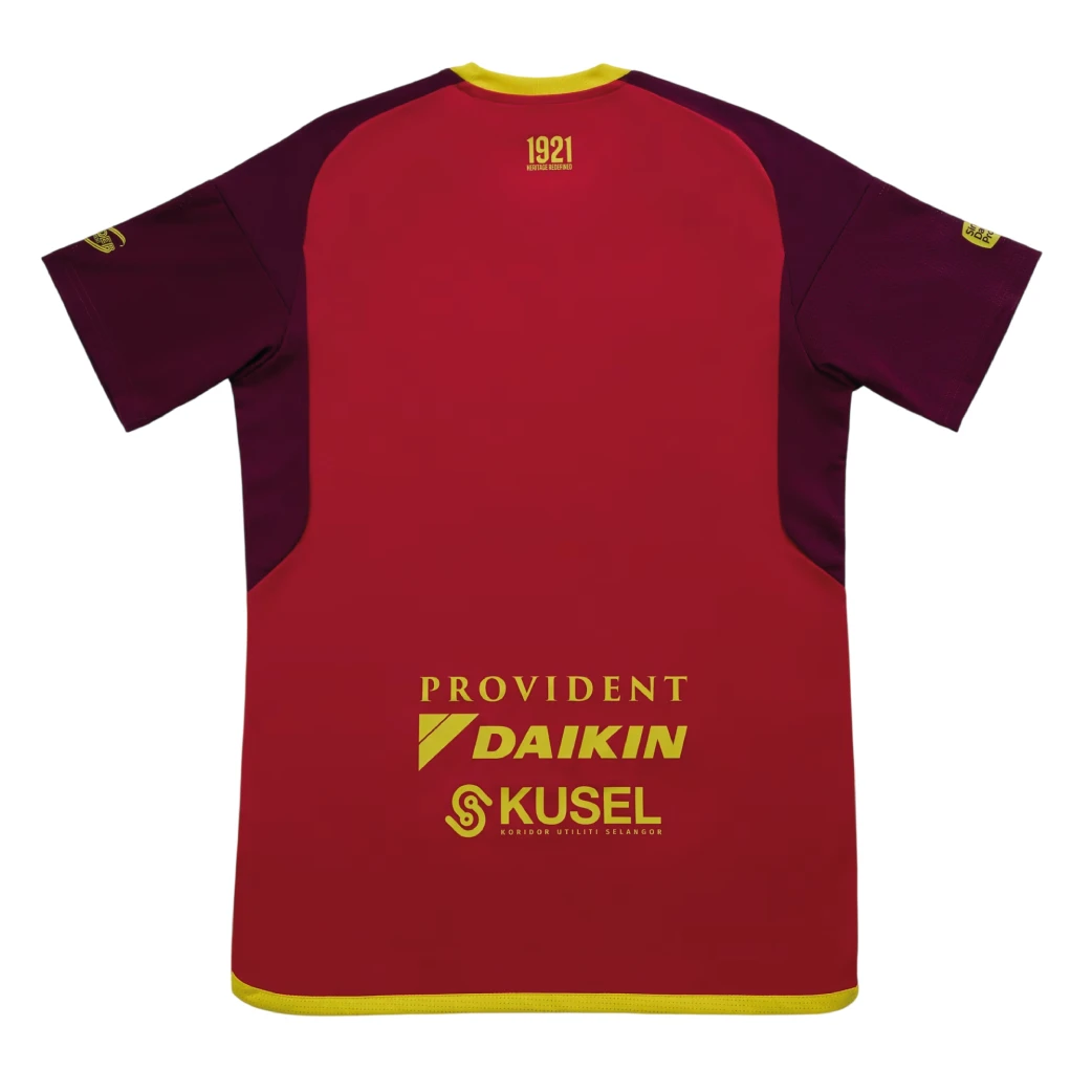 Selangor 2026/27 Home Shirt Back View