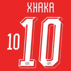 Switzerland 2026 Home Official Printing - Xhaka #10 Lay View