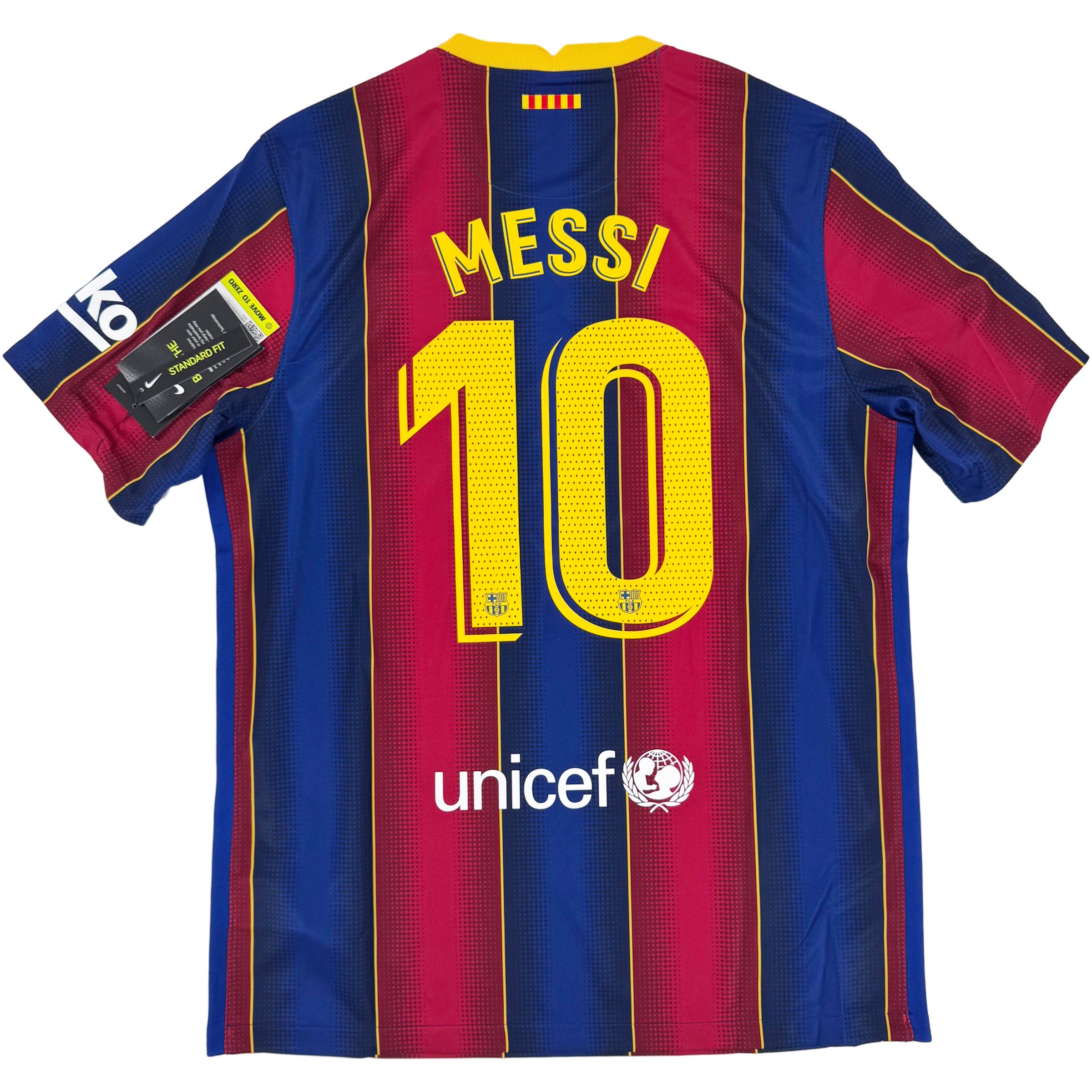 Barcelona 2020/21 Home Shirt - Messi #10 (Size M)