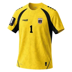Cape Verde 2026 World Cup Goalkeeper Yellow Shirt - Vozinha #1 Front View