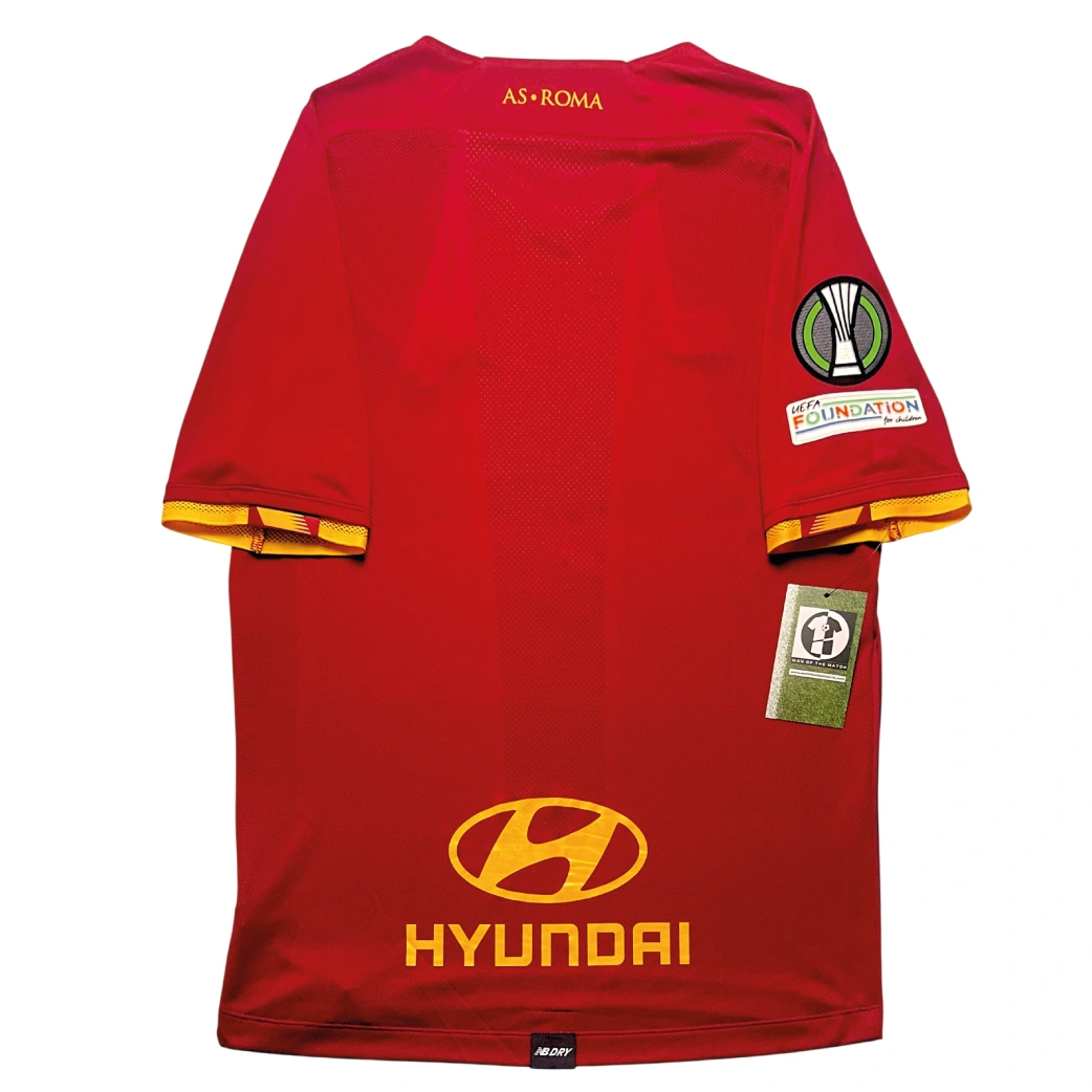 AS Roma 2021/22 Home Shirt Back View