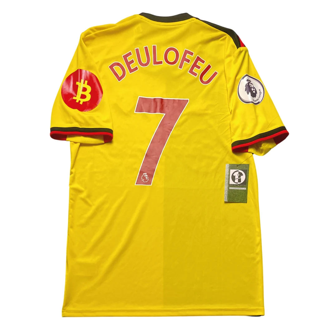Watford 2019/20 Home Shirt - Deulofeu #7 Back View