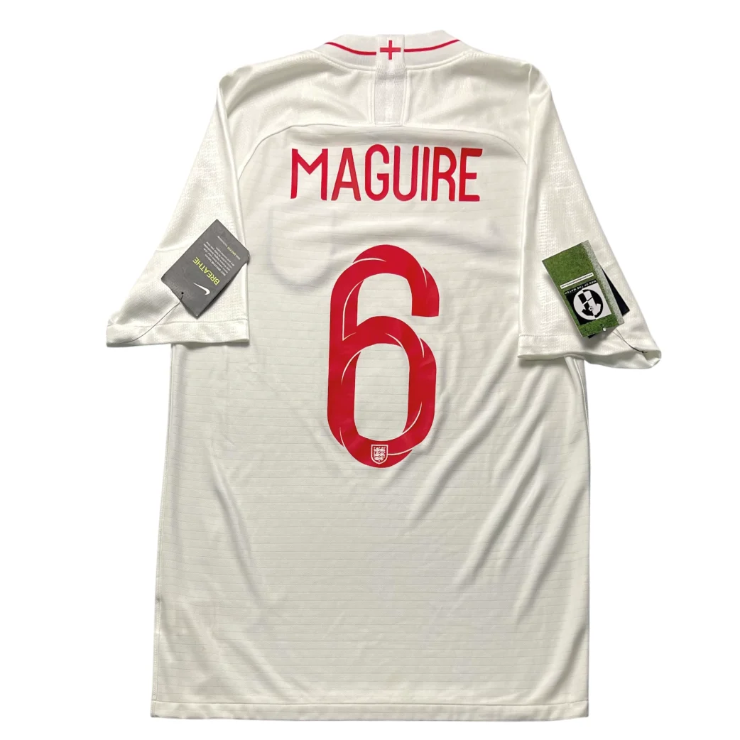 England 2018 Home Shirt - Maguire #6 Back View