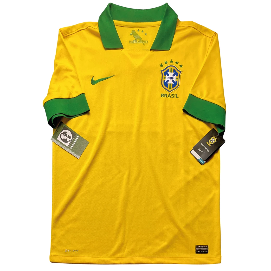 Brazil 2013 Home Shirt Front View