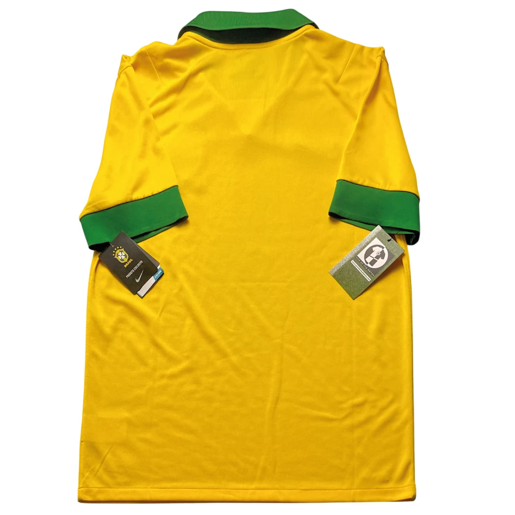 Brazil 2013 Home Shirt Back View