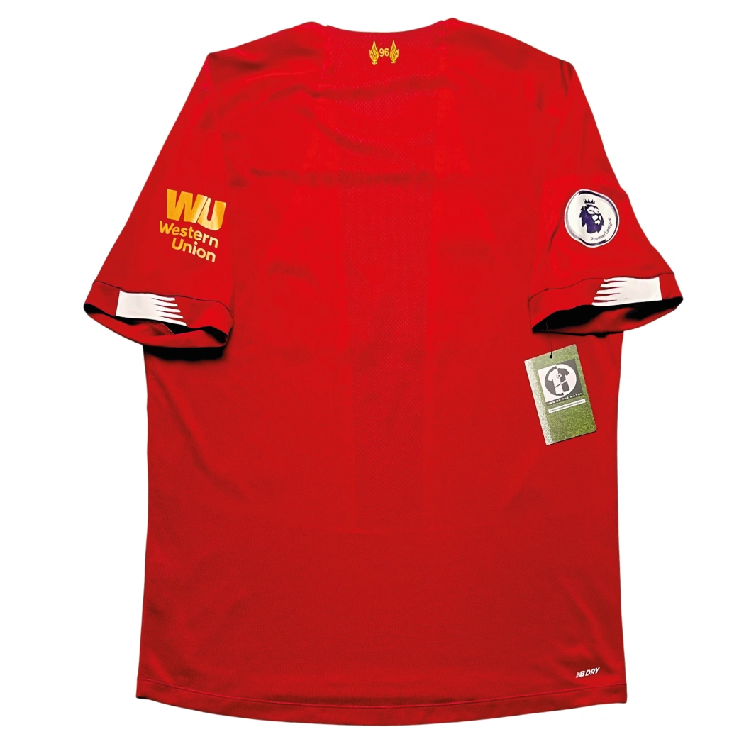 Liverpool 2019/20 Home Shirt Back View