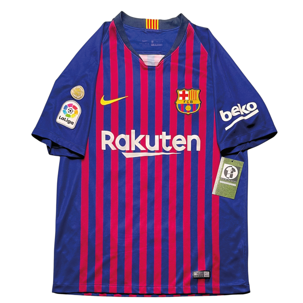 Barcelona 2018/19 Home Shirt - Messi #10 Front View