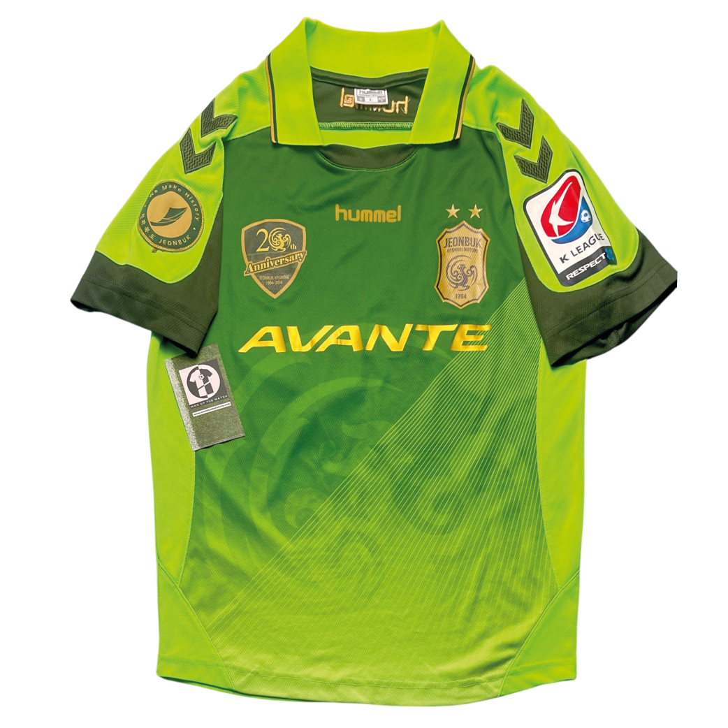 Jeonbuk Hyundai Motors 2014 Home Shirt - Lee Dong-gook #20 Front View