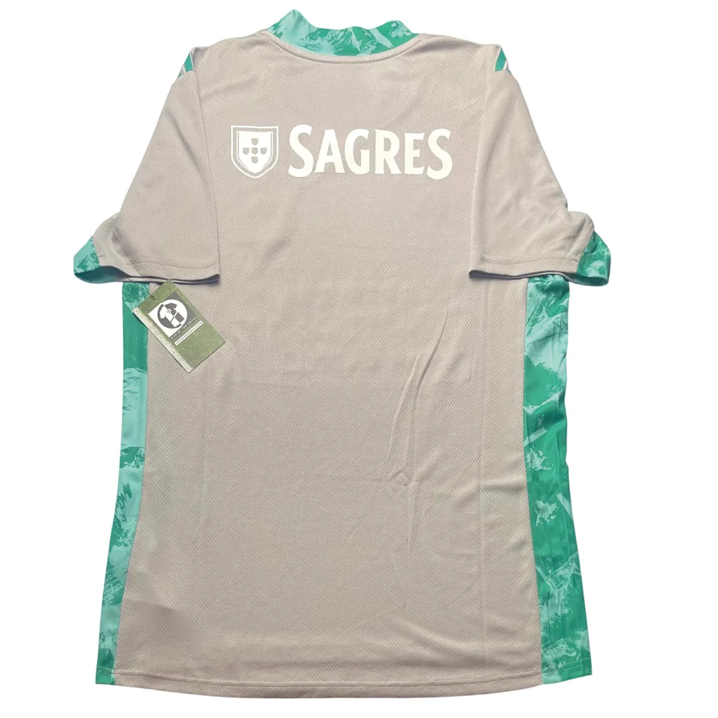 Benfica 2020/21 Grey Goalkeeper Shirt Back View
