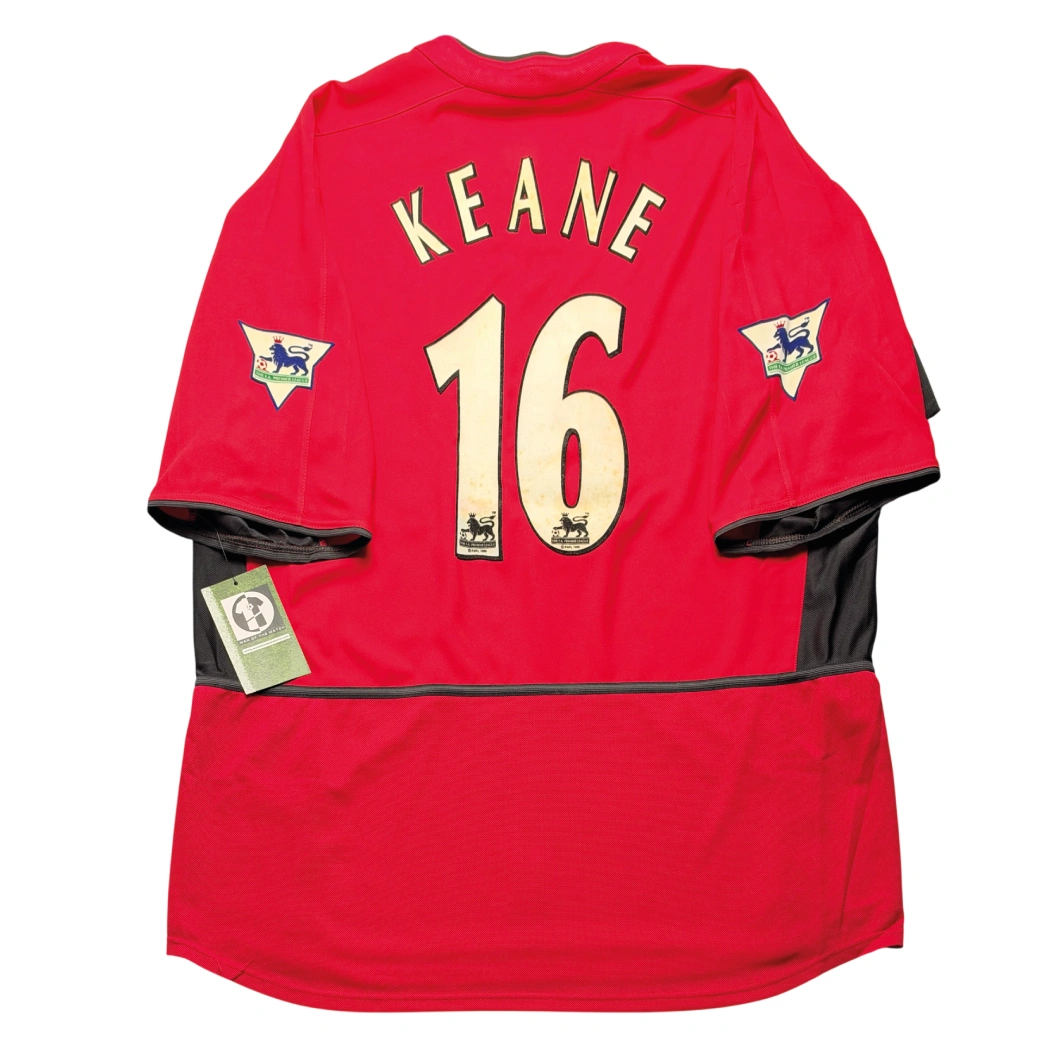 Manchester United 2002/04 Home Shirt - Keane #16 Back View