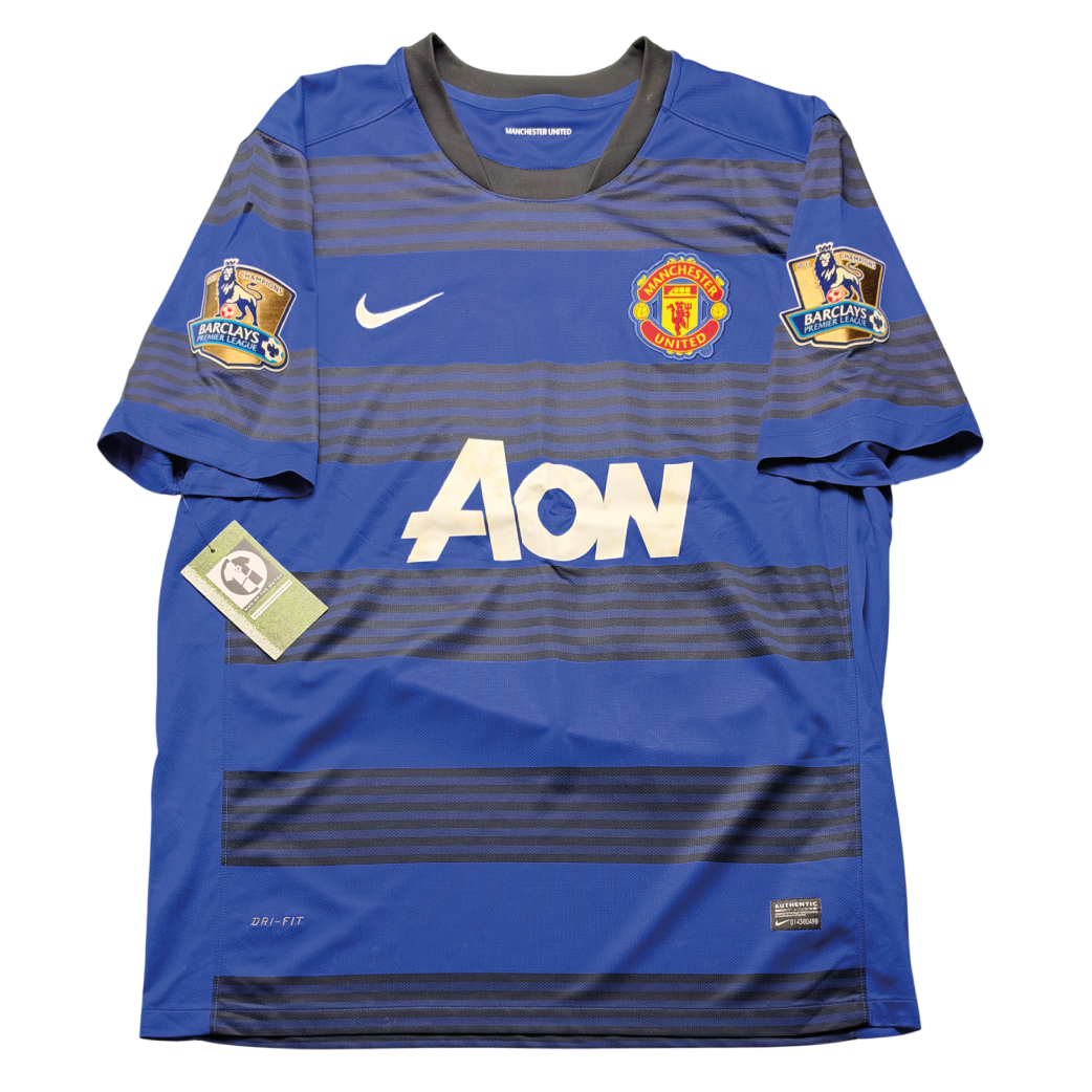 Manchester United 2011/12 Away Shirt - J.S. Park #13 Front View