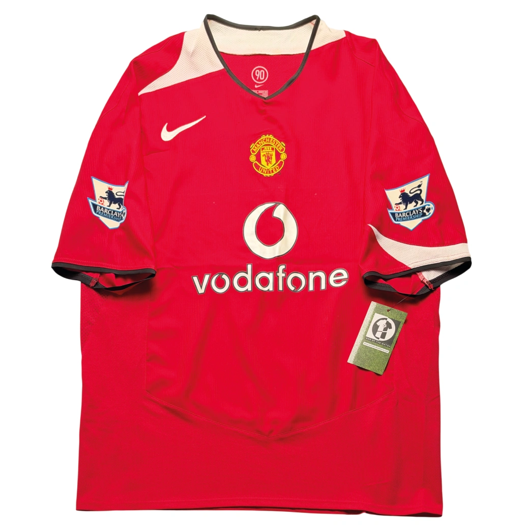 Manchester United 2004/06 Home Shirt - Saha #9 Front View
