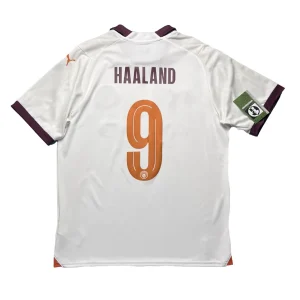 Manchester City 2023/24 Away Shirt + CWC 2023 - Haaland #9 (Size L)