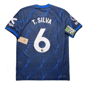 [Player Edition] Chelsea 2023/24 Away Shirt - T.Silva #6 (BPL Full Set) (Size L)