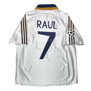 Real Madrid 1999/00 Reissue UCL Home Shirt - Raul #7